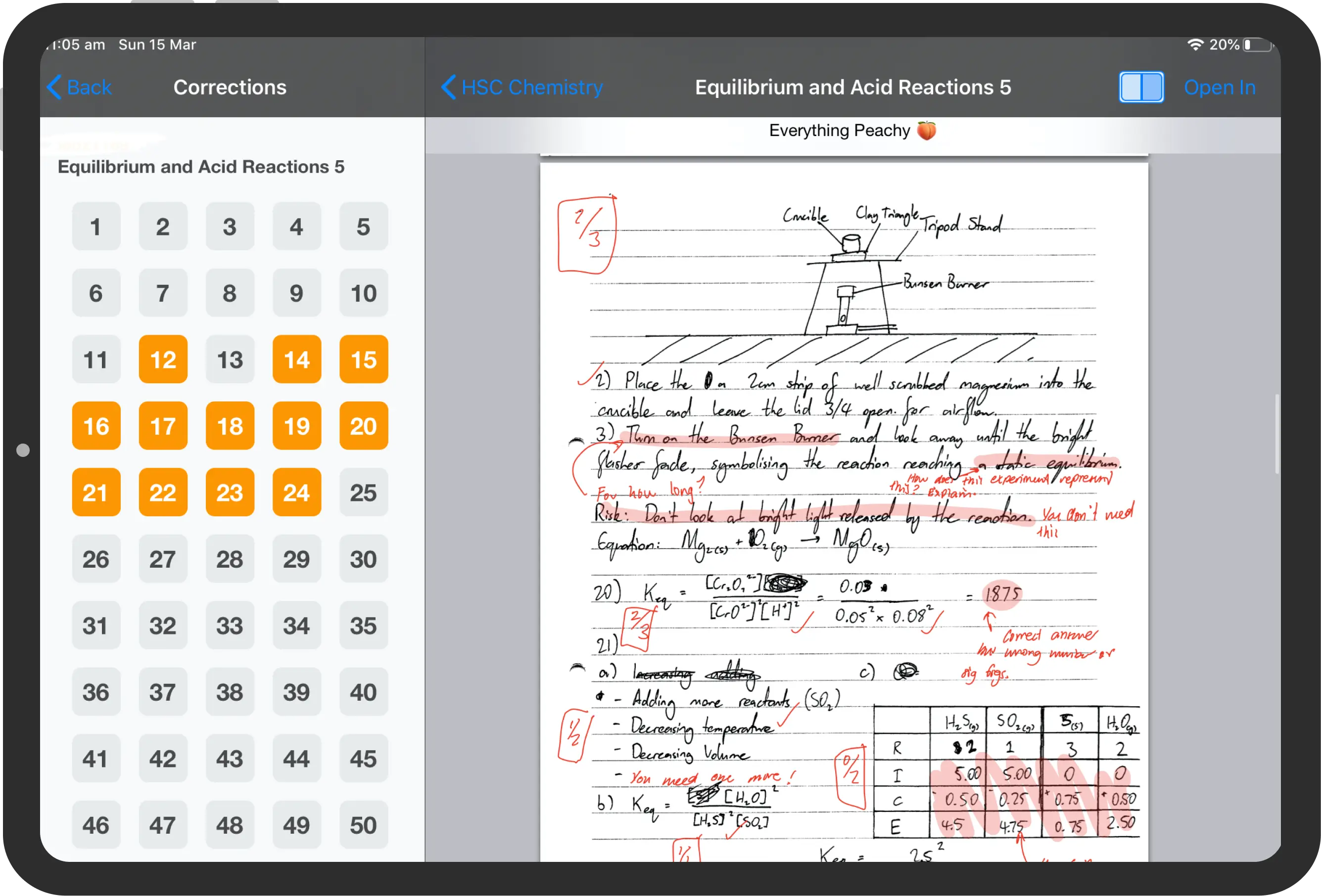 Receive marked homework →